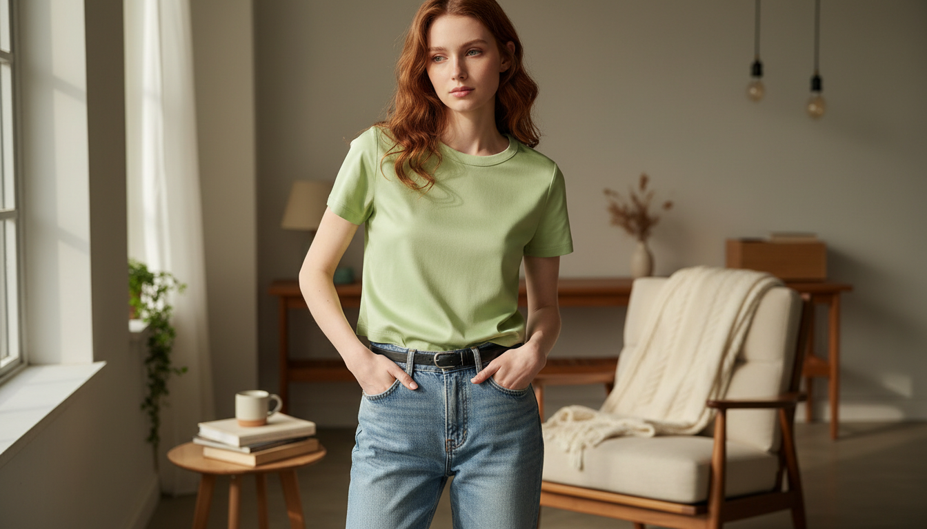 Women’s Short Sleeve Silk Tee: Fit, Style & Care